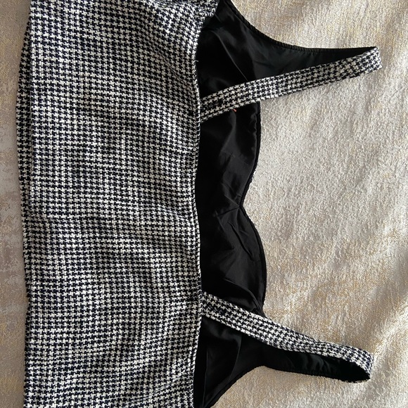 Abercrombie & Fitch houndstooth crop top - Picture 5 of 6